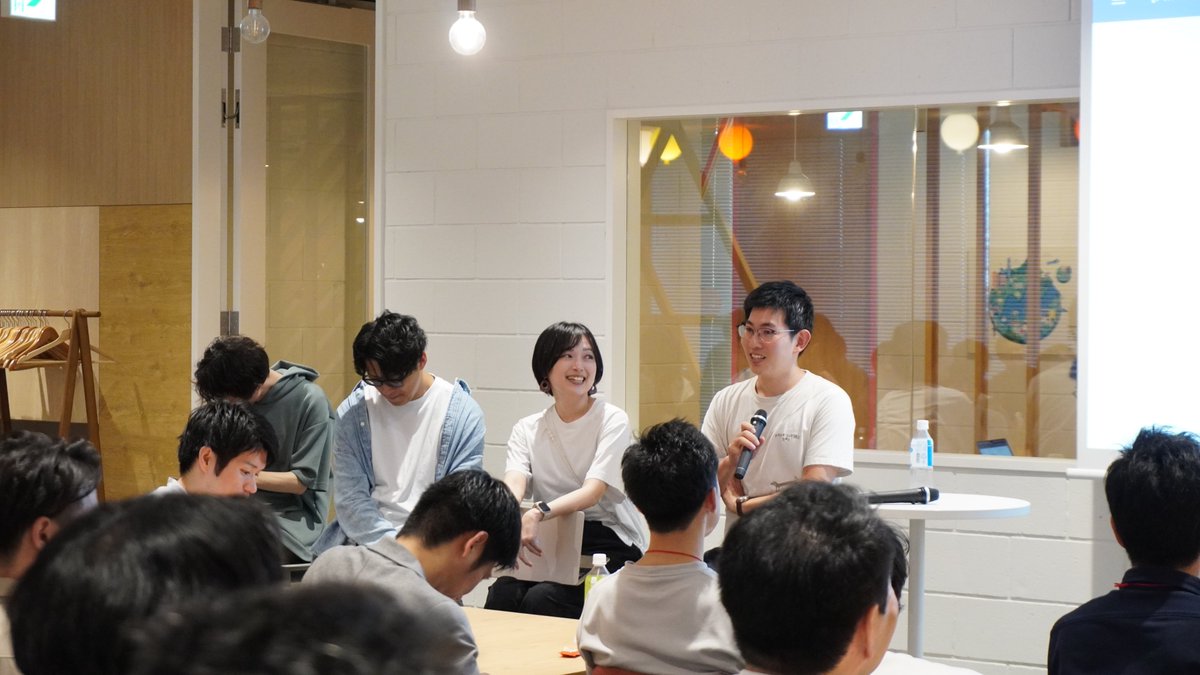 shin_sasaki19's tweet photo. 今日はPM Club初となるリアルイベント #PMClub交流会 を開催しました！土曜日に開催ということで皆気てくれるのかな…と不安もありましたが、結果的には満員御礼の大好評コンテンツになりました😄

今後も定期開催してまいりますので、プロダクト作りに関わる方はお楽しみにー！ https://t.co/B7sqp9lB6H