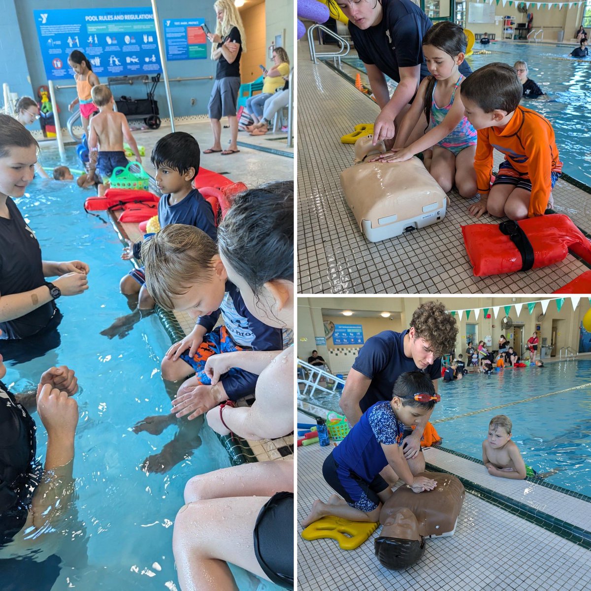 Each year, the Y teaches more than one million kids' life-saving swimming and safety around water skills.
To register for group or private lessonsplease visit our website: buff.ly/3KYT3fv
Today's safety topic is CPR and First Aid
#ymcaofsnohomishcounty #safetaroundwater