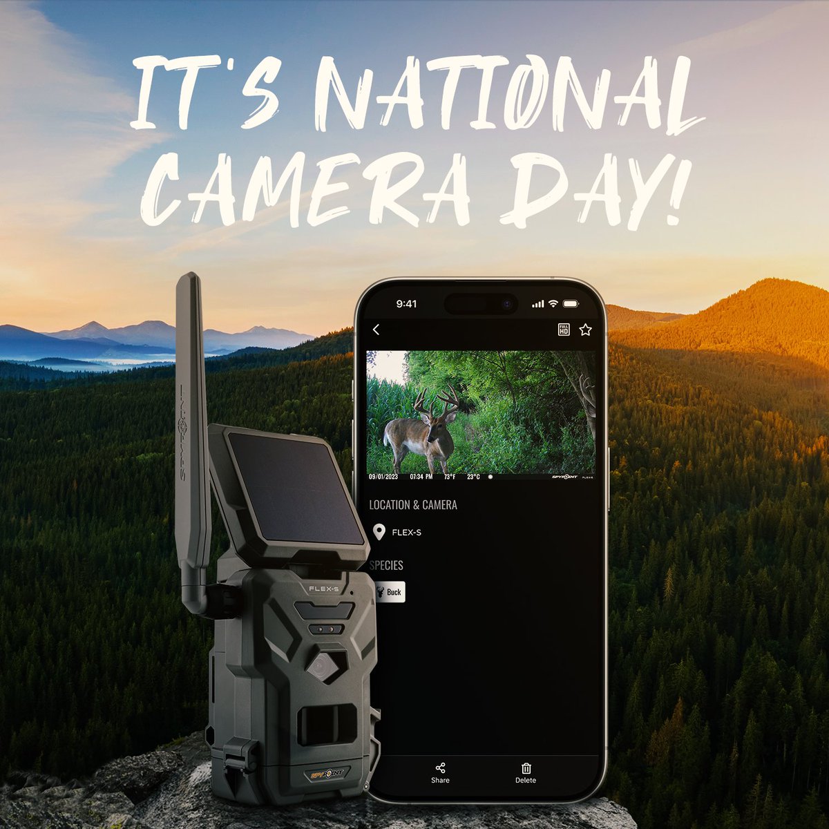 SpypointCamera's tweet photo. Capturing the essence of the hunt with trail cameras on National Camera Day. Celebrating the technology that helps us observe and understand wildlife in their natural habitats! https://t.co/tYWlkrQ2eD