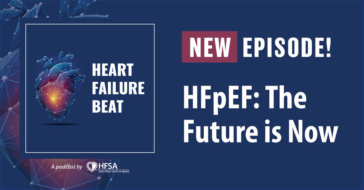 HFSA (@hfsa) on Twitter photo #HFBeat Episode Drop 🎧 <a href="/MHBeasleyMD/">Michael H. Beasley, MD</a> & <a href="/priyaumapathi/">Priya Umapathi</a> welcome Stuart Prenner, MD & <a href="/KSharmaMD/">Kavita Sharma</a> to discuss the predominant form of HF in the US: HFpEF. Then <a href="/beaverspharmd/">Craig Beavers, PharmD, FACC, FAHA, FCCP, BCCP,CACP</a> breaks down Troponin and Treatment Effects of Omecamtiv Mecarbil: GALACTIC-HF.
hfsa.org/heart-failure-… #HFBeat Episode Drop 🎧 <a href="/MHBeasleyMD/">Michael H. Beasley, MD</a> & <a href="/priyaumapathi/">Priya Umapathi</a> welcome Stuart Prenner, MD & <a href="/KSharmaMD/">Kavita Sharma</a> to discuss the predominant form of HF in the US: HFpEF. Then <a href="/beaverspharmd/">Craig Beavers, PharmD, FACC, FAHA, FCCP, BCCP,CACP</a> breaks down Troponin and Treatment Effects of Omecamtiv Mecarbil: GALACTIC-HF.
hfsa.org/heart-failure-…