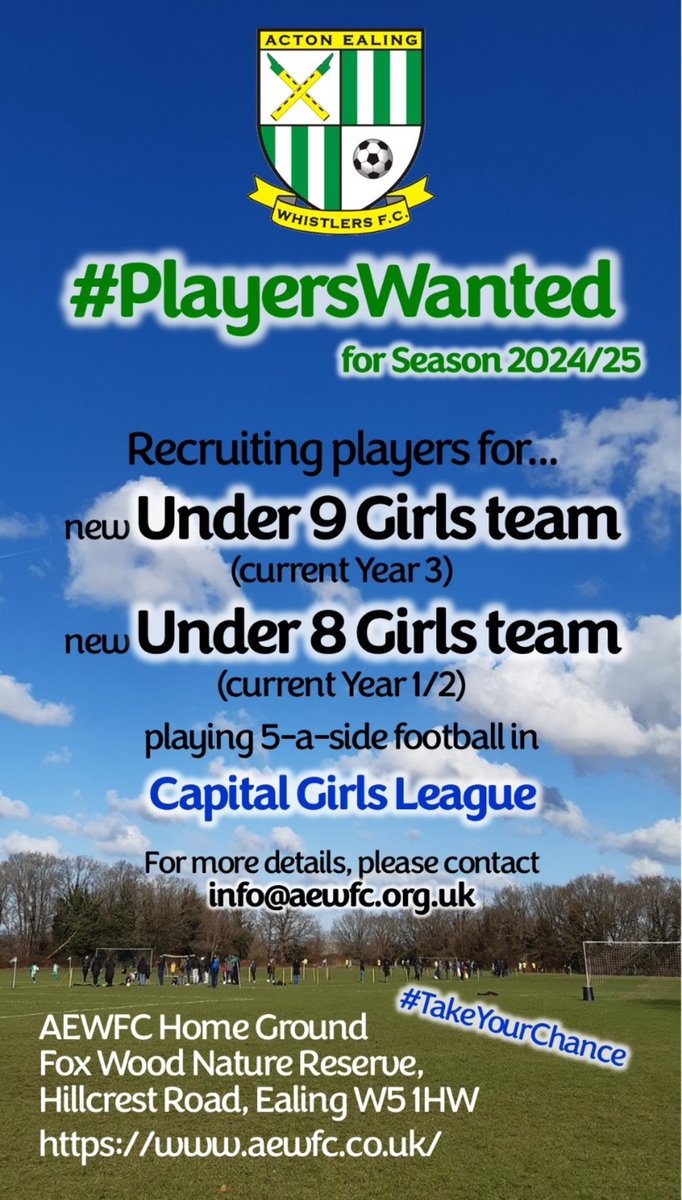 Acton Ealing Whistlers Girls Football 🏳️🌈 tweet media