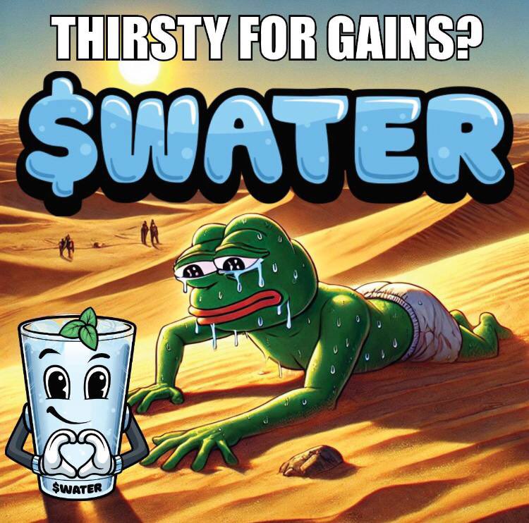 holmikek's tweet photo. @okx GM have you drunk some $water already? @WaterMemeCoin https://t.co/DTdAYVUTli