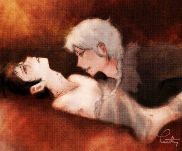 🥃— "my lover's blood tastes like liquor."

#Fyolai #BSD #bsdtwt #fyodor #nikolai