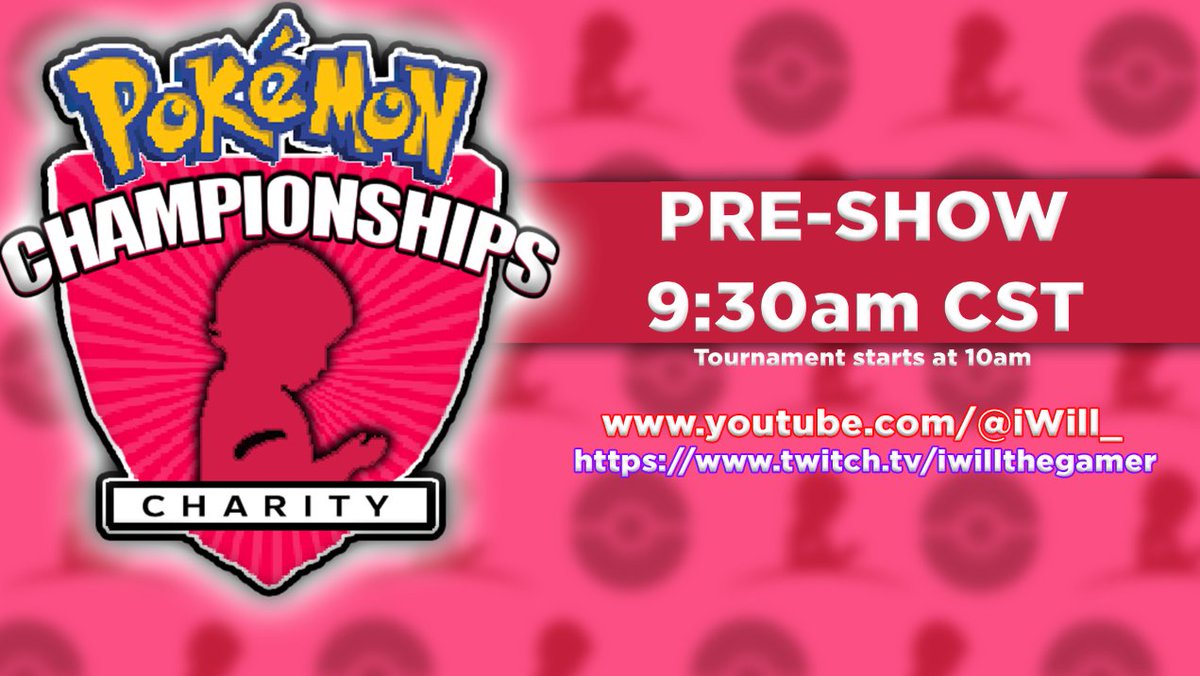 #StJudeVGC Pre-Show is IN 15 mins! 
twitch.tv/iwillthegamer