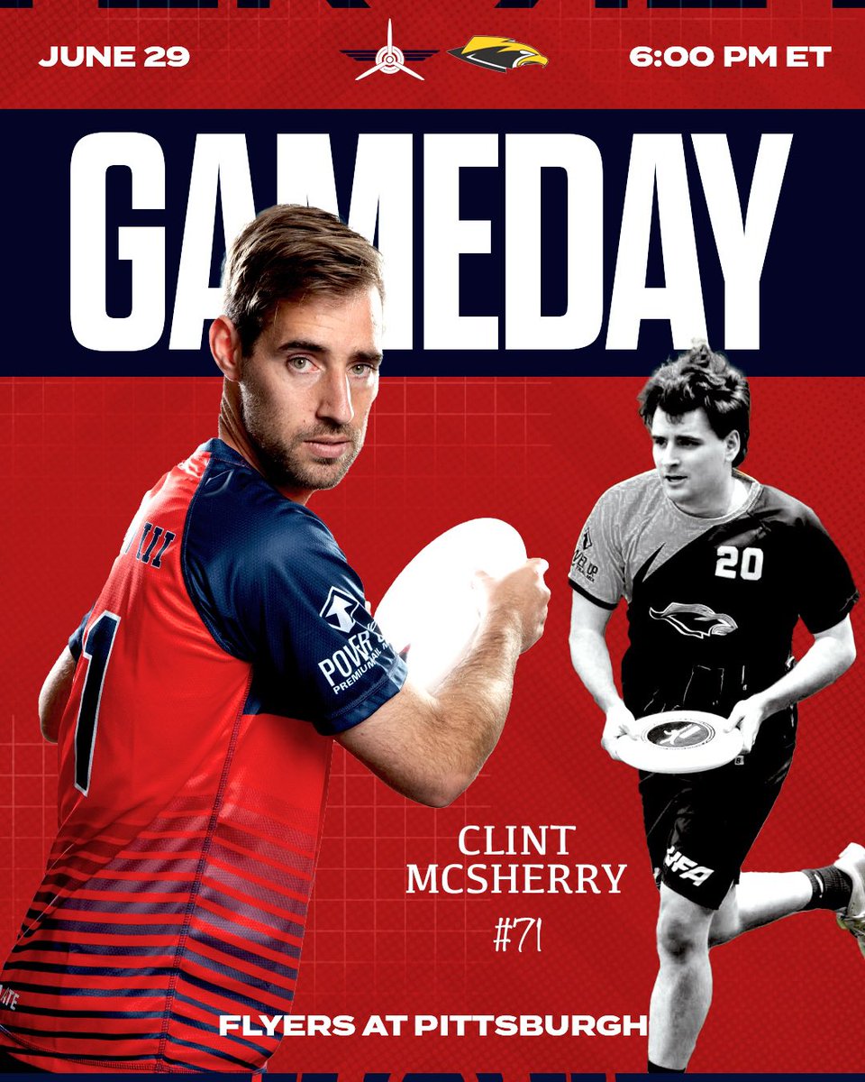 The grind continues for the Carolina Flyers as we face Pittsburgh tonight! 🦅

Watch us live on Watchufa.tv 📺

#ultimatefrisbee #frisbee #ufa2024
