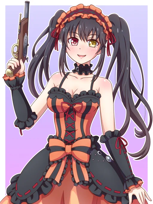 デート・ア・ライブの時崎狂三さんを描きました ついに仲間になったと思ったらすぐ最終回…! #デアラ #デアラ5期