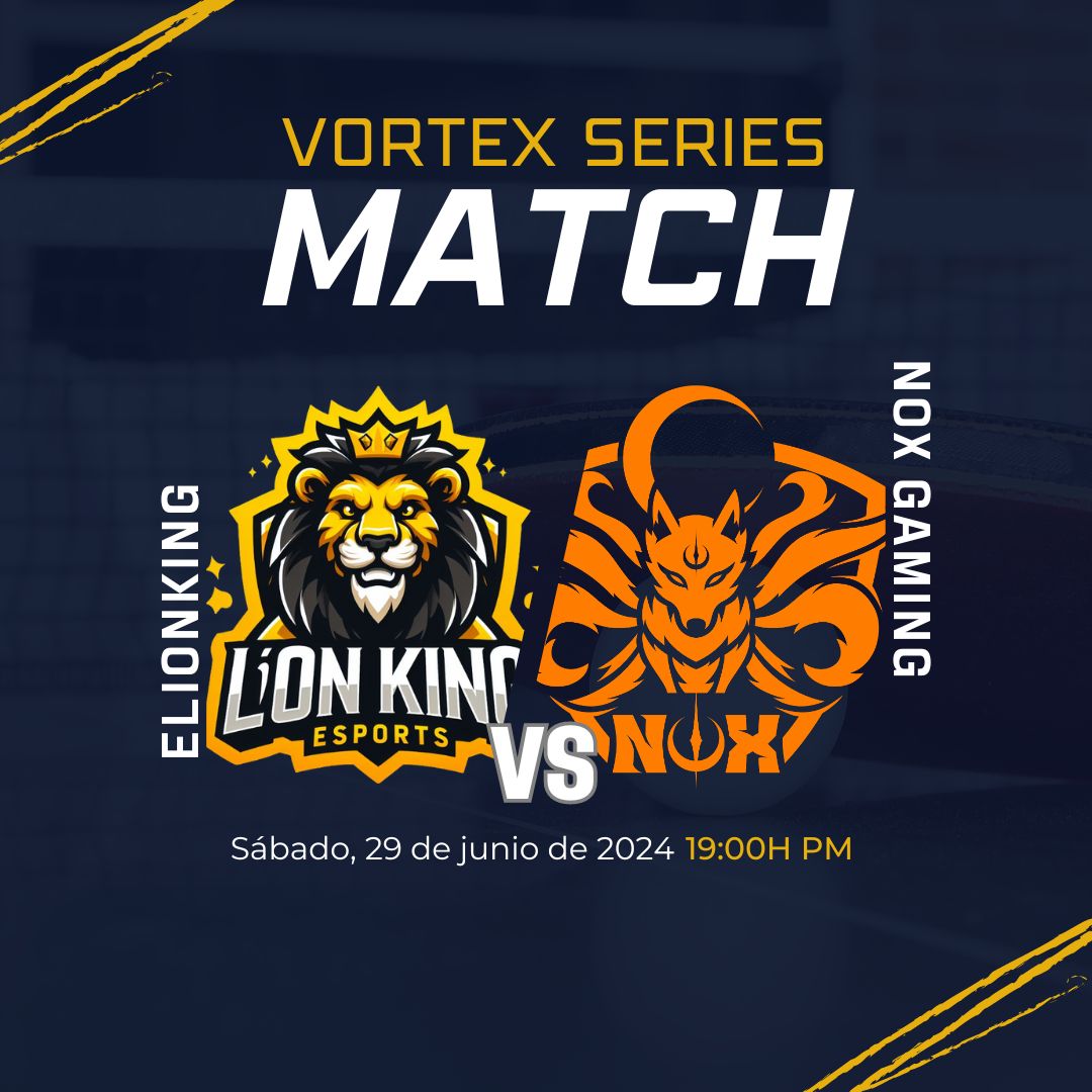 NOS JUGAMOS LA CLASIFICACION DESDE EL LOWER!  

🏆<a href="/vortex_series/">Vortex Series</a>
🆚<a href="/NoxGamingEs/">NOX GAMING</a>
🕕 19:00H
📺 Twitch.tv/vortexseries

🦁 <a href="/braiiscs/">BrAiS</a> 
🦁 <a href="/_MACHETE_/">MACHETE</a>
🦁 <a href="/tat0lpz/">tat0 Final Boss 🌪️</a> 
🦁 @anuar2kk 
🦁 <a href="/Panci_115/">Panci_115</a> 

💼 Nuria

Vamos a por la victorias leones!!! #GoELK #VamosLeones