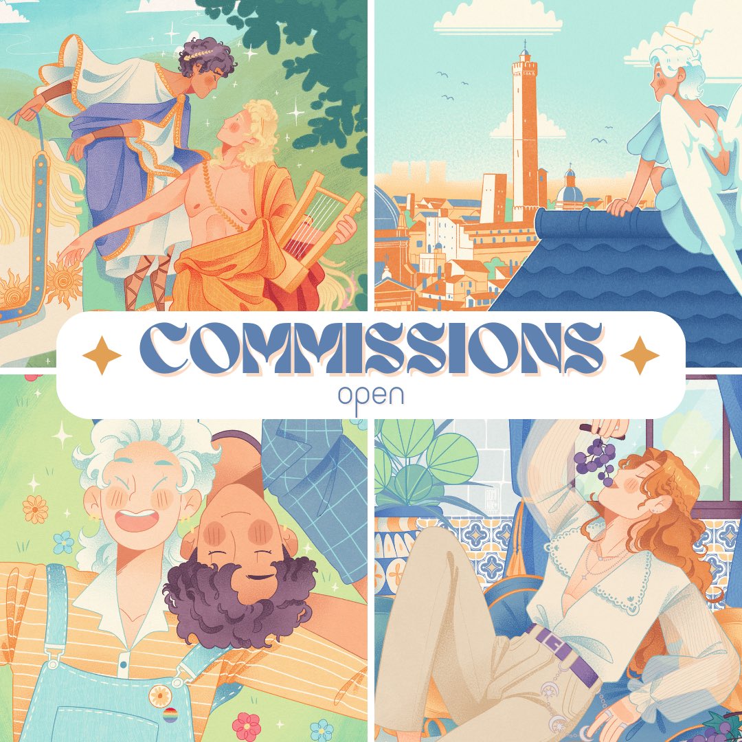 DominikNene_art's tweet image. Hi travelers ~ I'm Dominik, a freelance illustrator based in Bologna, Italyโฅ๐ฎ๐น
Commission are now open!!
โ Illustration โ Character design โ Books covers
โฆ Portfolio: dominikillustration.my.canva.site/dominik-portfoโฆ
โฆ Carrd : dominiknene.carrd.co