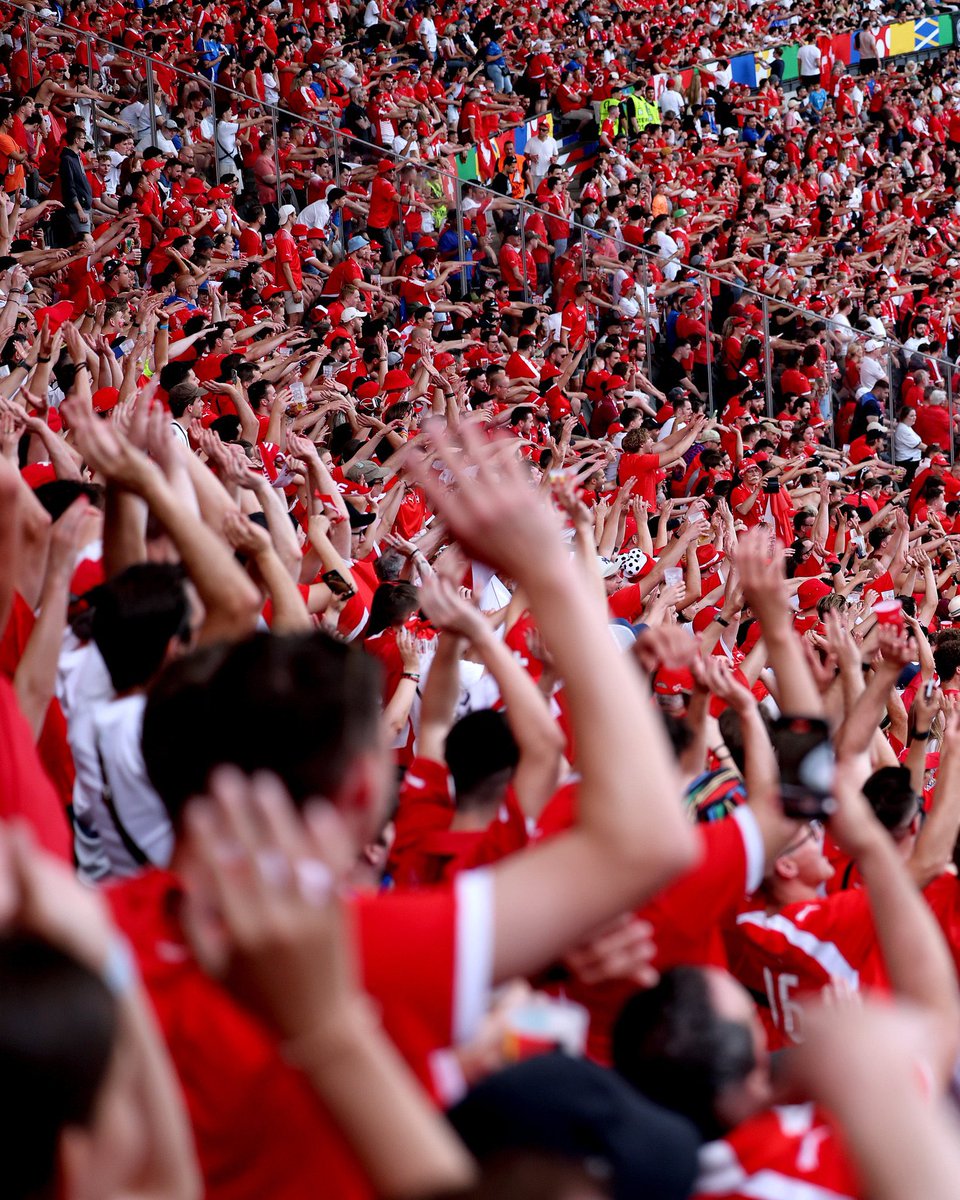 alkassenglish's tweet image. Switzerland are quarter-final bound!
#EURO2024 #SUIITA