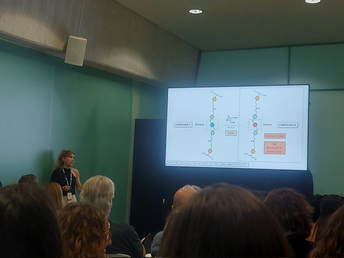 Marcelle D Perretti (@dayanaperretti) on Twitter photo Yesterday, <a href="/yaizaperezp/">Yaiza Perez Perez</a> from @IPNA_CSIC <a href="/CarrilloGroup/">Carrillo group</a> presented her amazing thesis work about hydrogen sulphide-triggered theranostic prodrugs based on the dynamic chemistry of tetrazines at <a href="/biqote24/">Biqote24</a> 👏🏻👏🏻. You can find the paper in <a href="/ChemCommun/">Chemical Communications</a> doi.org/10.1039/D2CC01… Yesterday, <a href="/yaizaperezp/">Yaiza Perez Perez</a> from @IPNA_CSIC <a href="/CarrilloGroup/">Carrillo group</a> presented her amazing thesis work about hydrogen sulphide-triggered theranostic prodrugs based on the dynamic chemistry of tetrazines at <a href="/biqote24/">Biqote24</a> 👏🏻👏🏻. You can find the paper in <a href="/ChemCommun/">Chemical Communications</a> doi.org/10.1039/D2CC01…