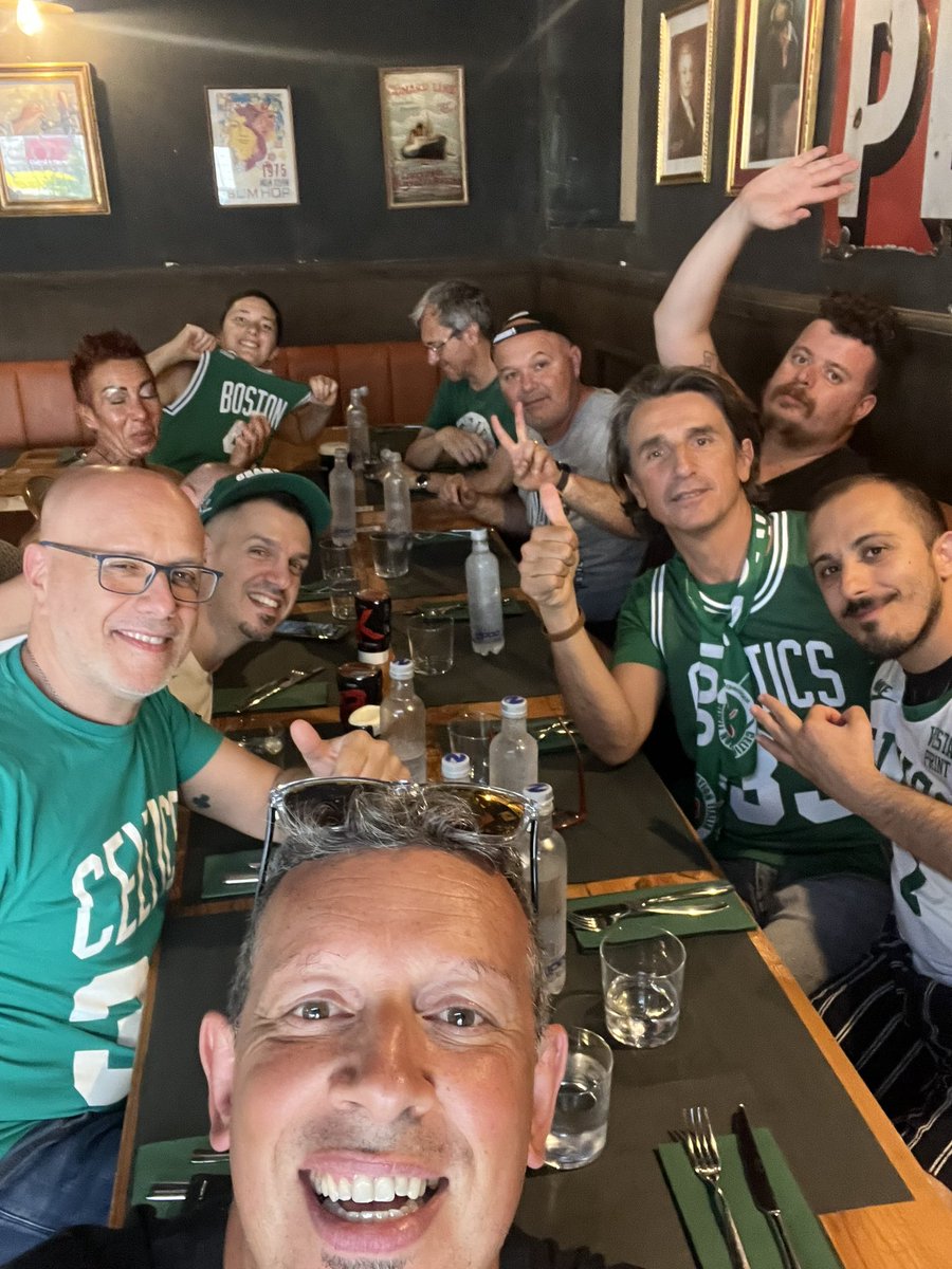 CelticsNationIt's tweet photo. Today we celebrate in Milan the 18th title we our community of @celtics fans from all over Italy 🇮🇹.
We had people from Calabria, Campania,
Marche, Veneto, Liguria, Piemonte and Lombardia.
It’s been a blast in those 12 years to develop this amazing group of fans.

Let’s go CELTICSSS @AdamHimmelsbach @John_Karalis @Marc_DAmico @celtics @celticsblog @parallelecinico @SkySportNBA