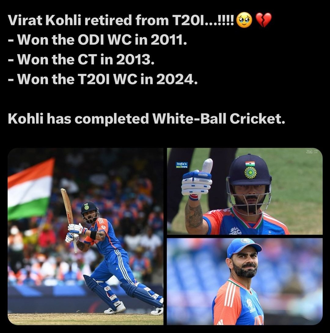 King 👑
#ViratKohli #Champions #INDvsSA2024