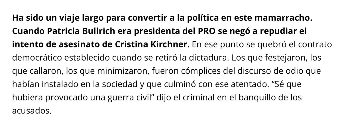 Cristina Kirchner tweet media