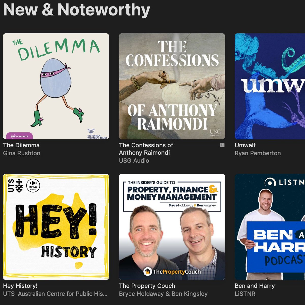 Anna Clark (@annahopeclark) on Twitter photo Hey History! listed in New and Noteworthy on Apple podcasts! (And in the top 20 of 'Kids & Family' podcasts.) Thanks for listening, everyone!
heyhistory.net
<a href="/UTSEngage/">UTS</a> @clareawright <a href="/UTSImpact/">Impact Studios</a> <a href="/latrobe/">La Trobe University</a> <a href="/jane_producer/">Jane Curtis</a> Hey History! listed in New and Noteworthy on Apple podcasts! (And in the top 20 of 'Kids & Family' podcasts.) Thanks for listening, everyone!
heyhistory.net
<a href="/UTSEngage/">UTS</a> @clareawright <a href="/UTSImpact/">Impact Studios</a> <a href="/latrobe/">La Trobe University</a> <a href="/jane_producer/">Jane Curtis</a>
