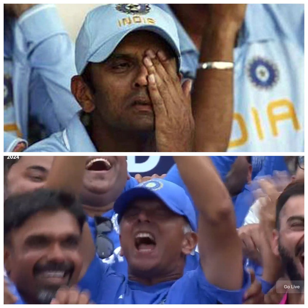 LucknowIPL's tweet photo. Rahul Dravid has won at life. 🥹🫡 https://t.co/Wuq7j4NHtT