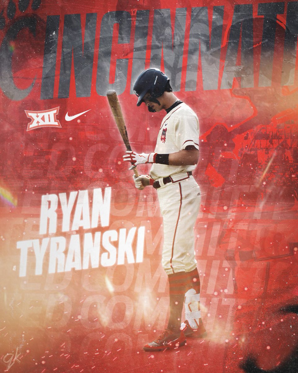 I am honored to announce my commitment to the University of Cincinnati to continue my academic and athletic career. I'd like to thank God, my family, my coaches, and teammates for helping me along the way. <a href="/GoBearcatsBASE/">Cincinnati Baseball</a>