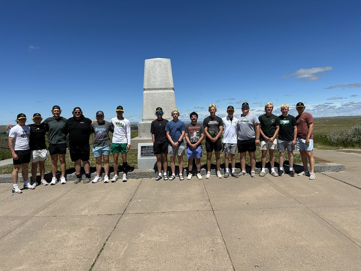 MandanChiefs's tweet photo. The Chiefs visited Little Bighorn Battlefield National Monument today! https://t.co/UnzEdreUMG