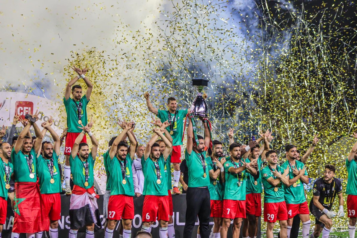 صورة مشرفة🙌
حدادًا واحترامًا لغزة الوحدات ينكس كاس الاردن..شكرًا للابطال💚