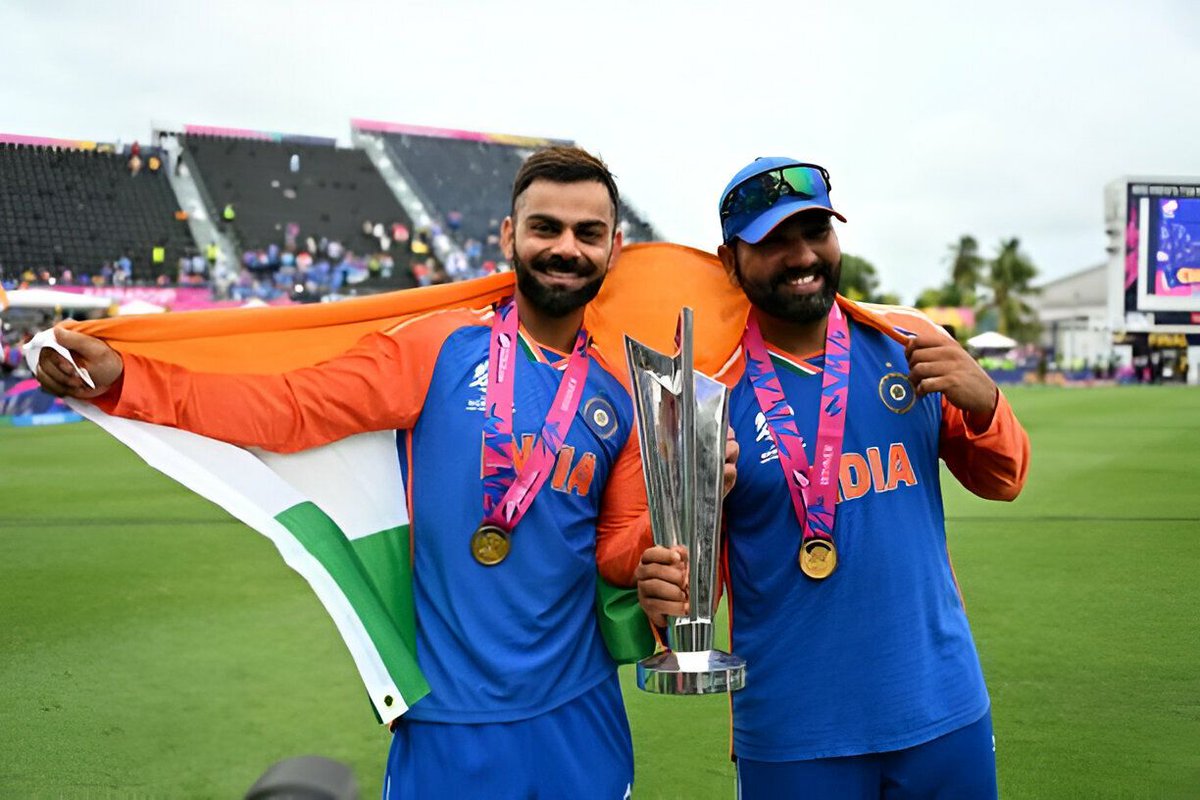 ImTanujSingh's tweet image. - Won 2011 World Cup.
- Won 2024 T20 World Cup.
- THE THREE ICONS INDIAN CRICKET. 🇮🇳🐐