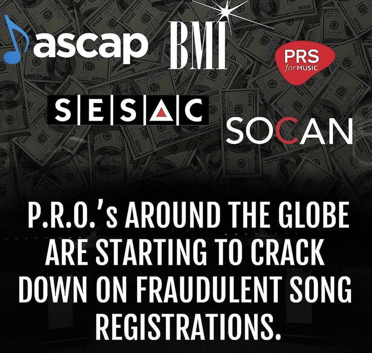 Scammers are registering songs &amp; claiming royalties that don't belong to them due to the outdated global song registration system. 

DEMU can solve this problem and bring the music business globally to #Cardano. 

Search DEMU and vote for both our Catalyst proposals.
