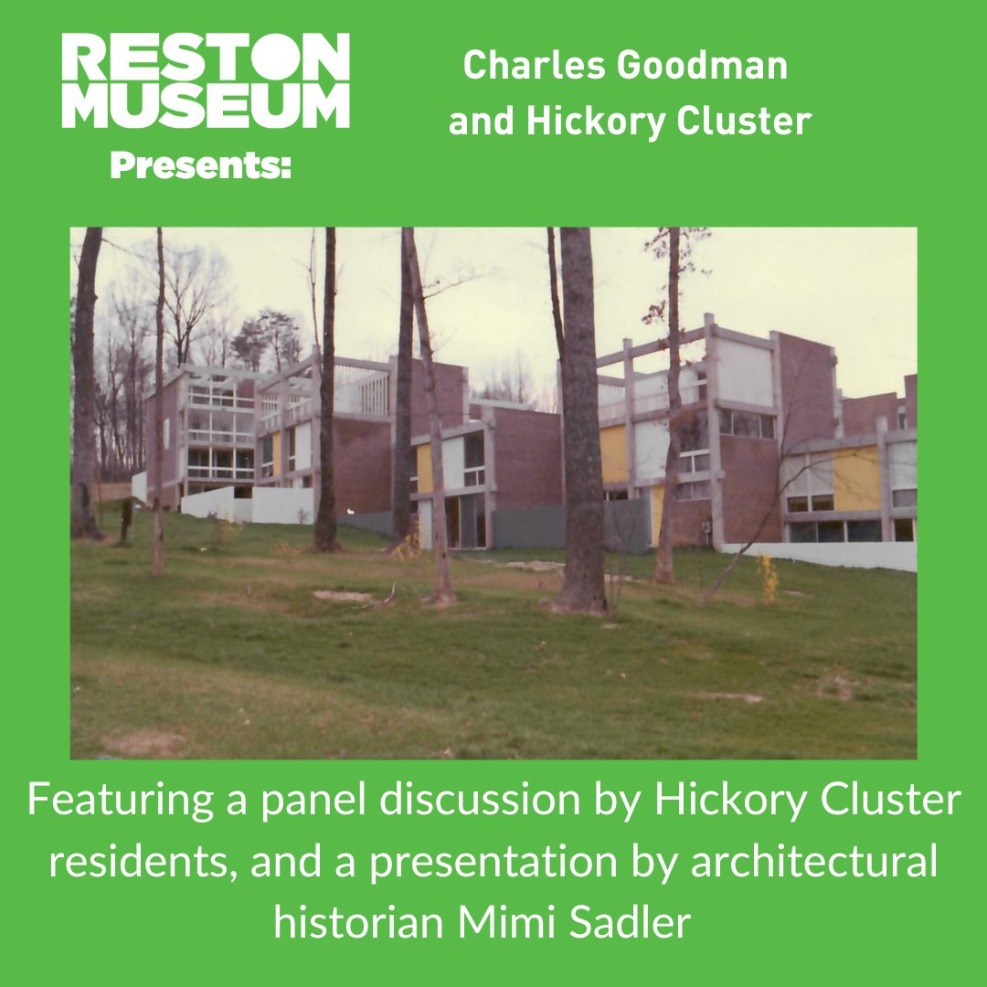Save the date! On September 25th, we will be doing a program on Charles Goodman and Hickory Cluster! Goodman was also the architect of some other major projects, including the National Airport, and Hollin Hills, Alexandria.
