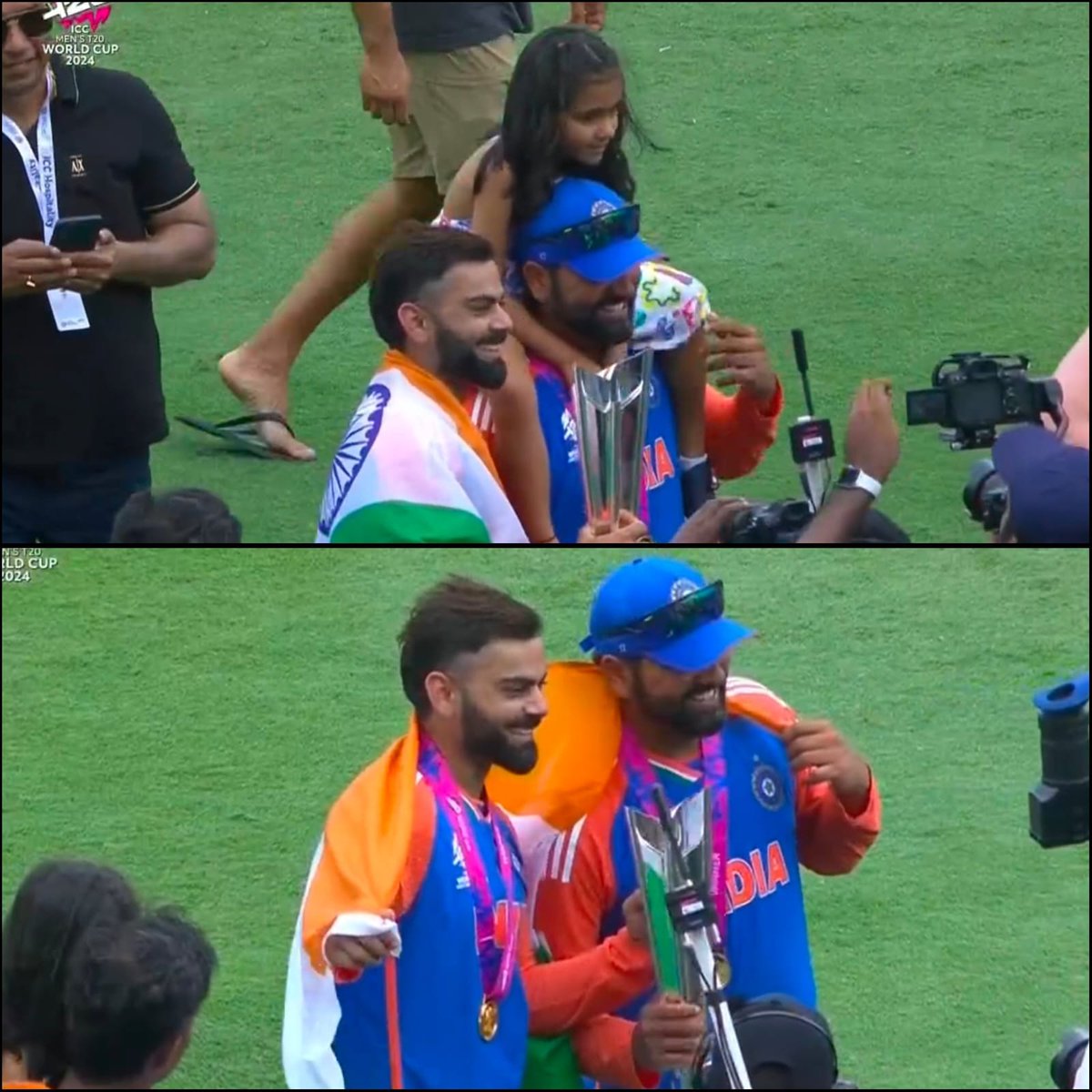 IGovind45's tweet photo. Well Deserved Duo 💥
Thanks A lot ❤️
@ImRo45  @imVkohli 
#T20WorldCup2024 #RohitShamra #ViratKohli𓃵 https://t.co/wqEK3Oz1b4