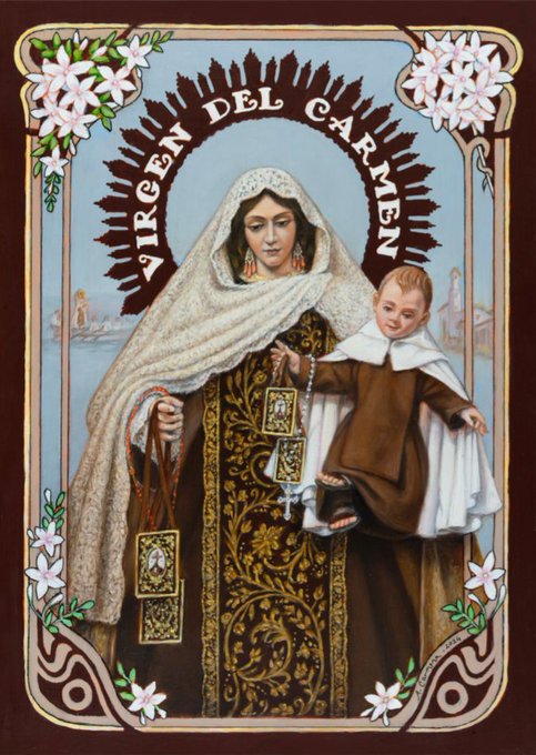 Presentación del Cartel de la Salida Procesional de Nuestra Señora del Carmen 2024 en Pedregalejo, Málaga