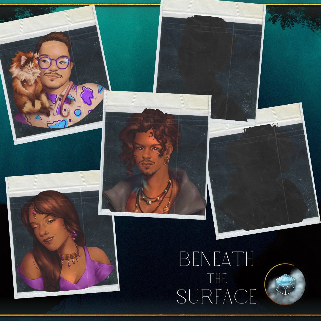 tabletoptempest's tweet photo. Introducing our third piece of character art for Beneath the Surface! Victor is playing Orúno Munín, the nomad cousin of the family. Will he come bearing secrets, or find them along the way? 👀 
(Character art by @cosmicamazn) https://t.co/cPukx9JEdL