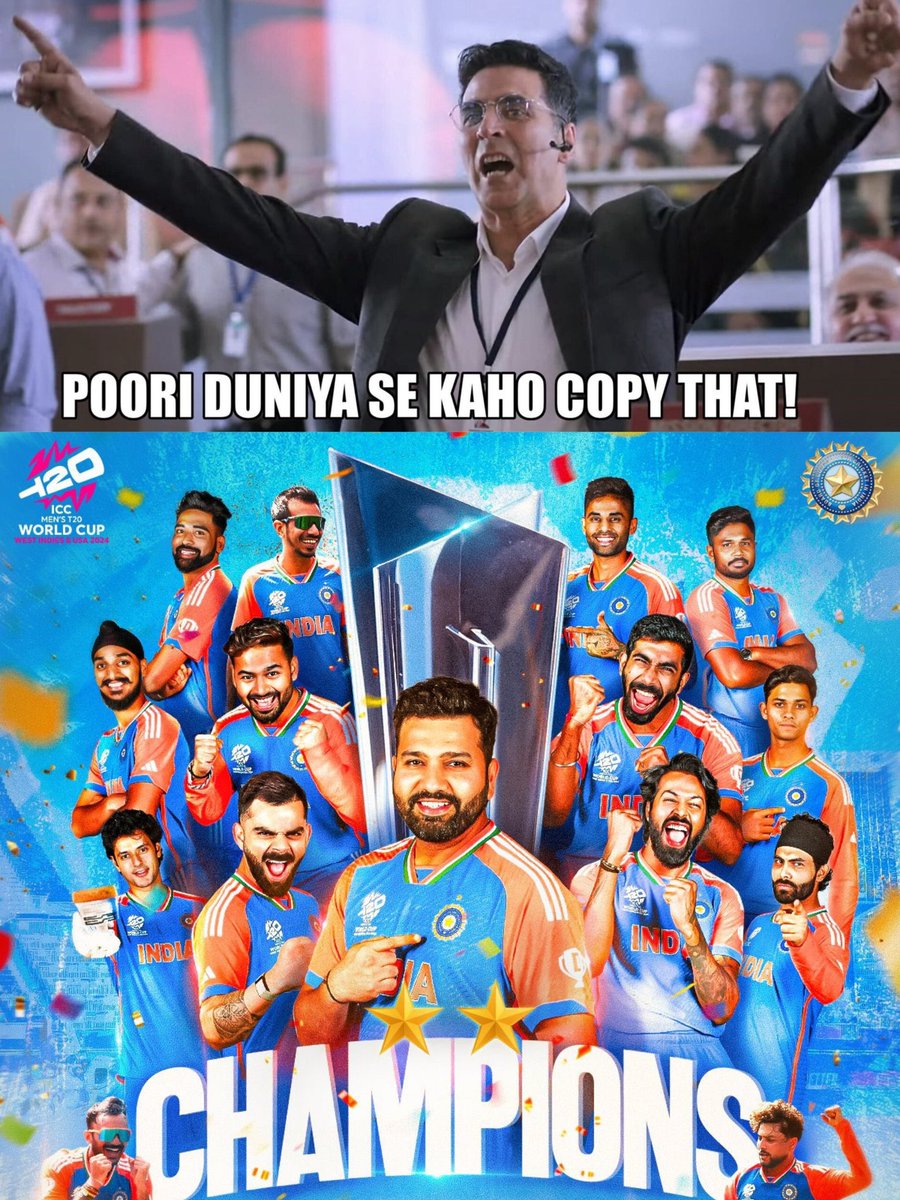 anuragsinghdeo2's tweet image. #T20WorldCup #T20WorldCup2024 
@ImRo45 @imVkohli congratulations team 🎉🎉