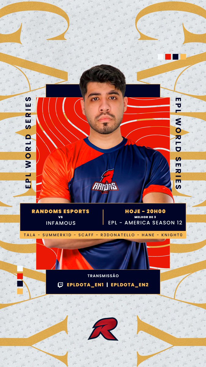 Próximo game está logo ali, vamos buscar a vitória contra a infamous!

#gorandoms