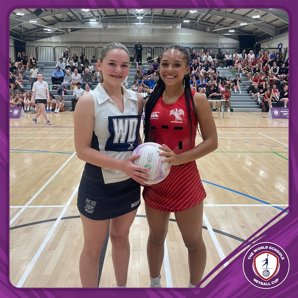 𝗨𝟭𝟱 𝗖𝗨𝗣 𝗙𝗜𝗡𝗔𝗟 🏆

The #WSGNetball 2024 U15 Cup final is now under way...

Best of luck to Guildford High School and Hurstpierpoint College!

➡️ Watch the live stream: wsgevents.com/wsgnetballlive
