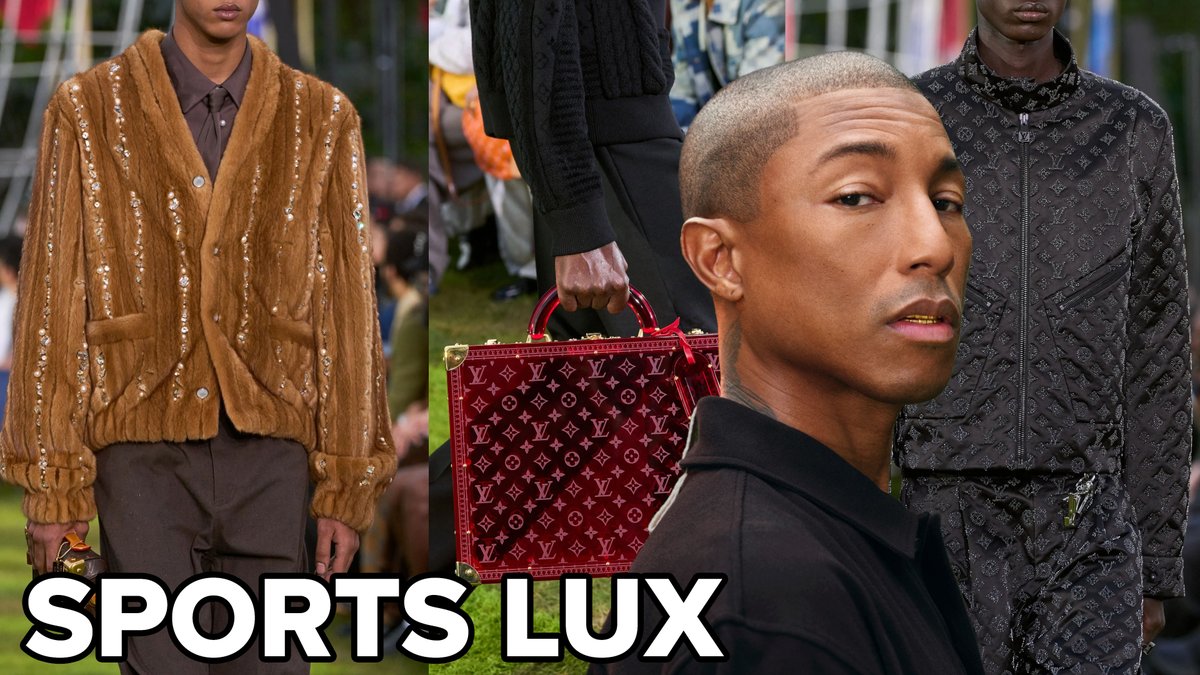 fashionroadman's tweet photo. Why Pharrell Williams' Louis Vuitton Is So Desirable (SS25 Menswear Review) https://t.co/mETkomVMEb via @YouTube https://t.co/2mu8yBV0Kv