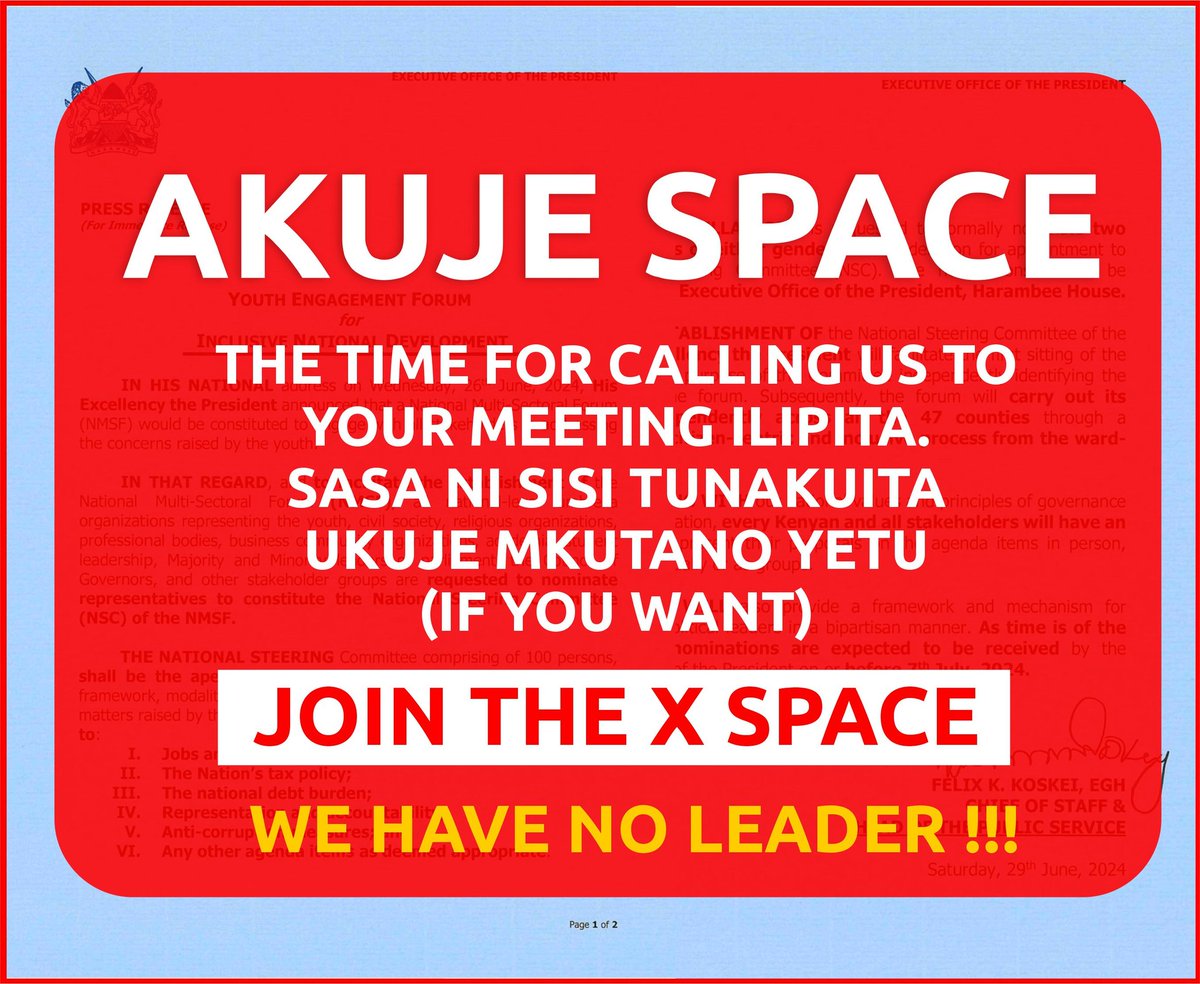 #AkujeSpace