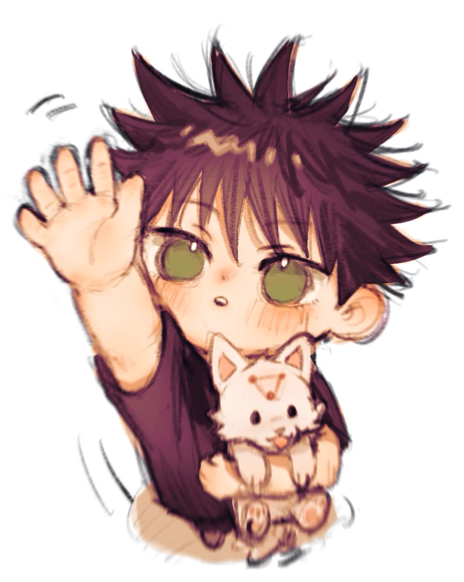 球：恵、触ってみる👋