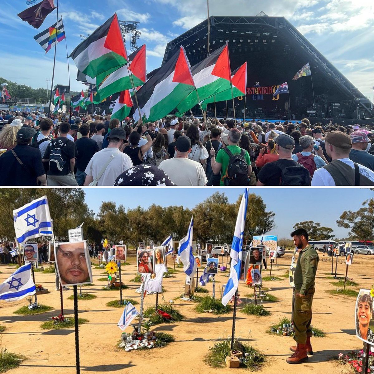 koshercockney's tweet photo. Glastonbury vs Nova. https://t.co/UzJZzihdfU