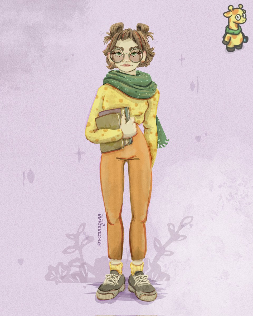 Tsuki's Odyssey as human, hoy tocó dibujar a Chi🍀✨

#fanart #tsukiodyssey #illustration