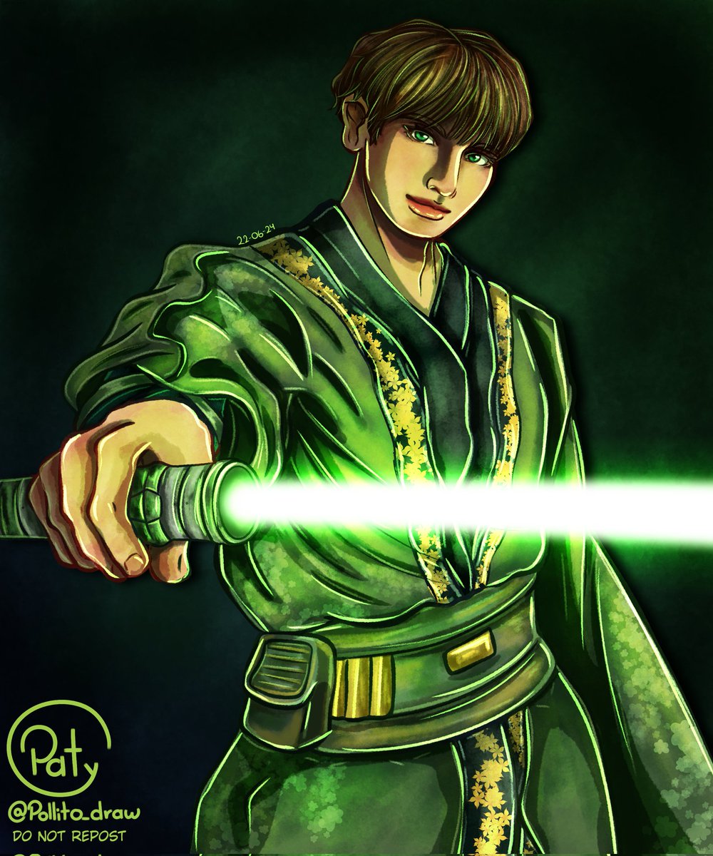 DrawPollito's tweet image. Hola gente como están, continuando con la sección de Ateez Jedi, esta vez le tocó a Yunho 💚
#yunho #yunhoateez #fanartateez #starwars #fanart #ateez #ateezfanart #ateezfanart #ateezdrawing #art #drawing