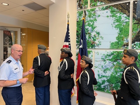 NEISD JROTC (@jrotcneisd) on Twitter photo Roosevelt cadets perform color guard duties for Military City USA Expo at the Walker Ranch Senior Center. #neisdjrotc #summer <a href="/Roosevelt_JROTC/">Rough Rider Battalion</a> <a href="/NEISD/">North East ISD</a> <a href="/NEISD_rudyj/">Rudy Jimenez</a> Roosevelt cadets perform color guard duties for Military City USA Expo at the Walker Ranch Senior Center. #neisdjrotc #summer <a href="/Roosevelt_JROTC/">Rough Rider Battalion</a> <a href="/NEISD/">North East ISD</a> <a href="/NEISD_rudyj/">Rudy Jimenez</a>