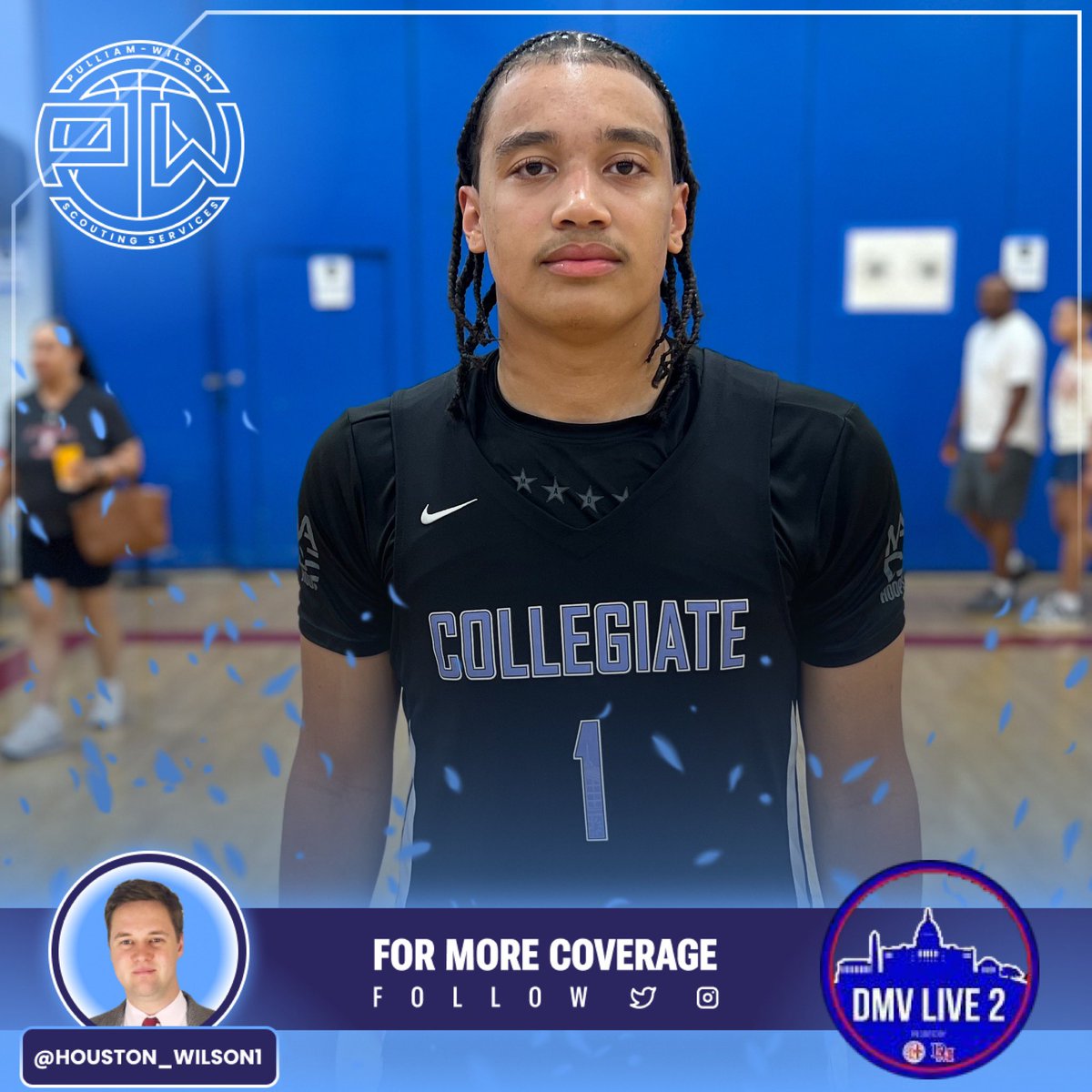 A lot to like with 2025 Khalil Caple of Norfolk Collegiate. Does a little bit of everything offensively while playing multiple positions. Can defend multiple positions as well. Versatile WG at 6’3”. Strong showing this morning <a href="/DMVHoopsLive/">DMV Live</a>