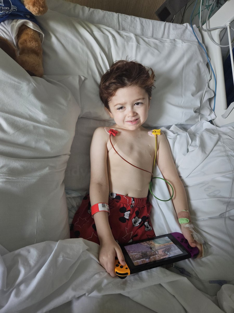 After 9 hours in surgery, the surgeon had managed to get it all out and said he was doing amazing 🦸‍♂️ 

Thankyou so much to everyone for all your support, I've told Max how much everyone has been asking about him and saying how brave he is 💙🦋🦸‍♂️