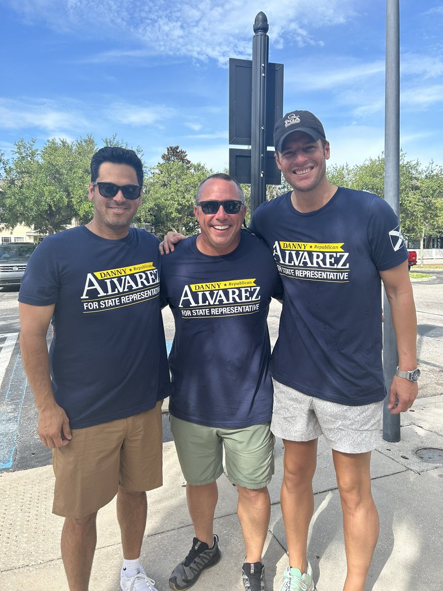 AA_Malave's tweet photo. Solid team effort out in District 69 across Hillsborough County supporting one of the best of the #FreedomFirewall Class of ‘22. Appreciate this man’s service and leadership! https://t.co/zWF6Y2V2sG