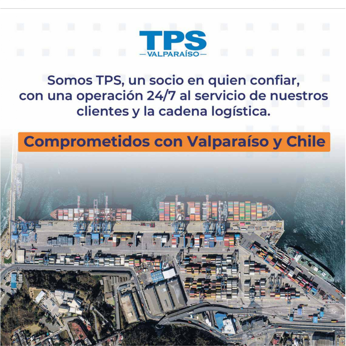 TPS_Valparaiso's tweet photo. 🔍Revisa la nota publicada por El Mercurio en su edición especial Transporte Marítimo 
📲Desliza para conocer más 

#elmercurio #prensa #puerto #transportemartimo #tps https://t.co/na65zkt0KI