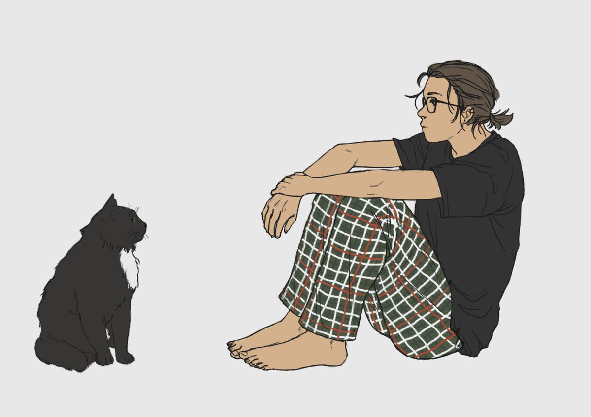 Лесбиянка живет с котом хаха