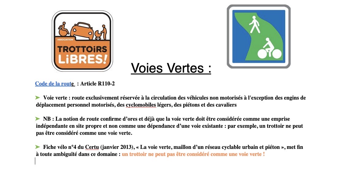 Association "Trottoirs Libres !" tweet media