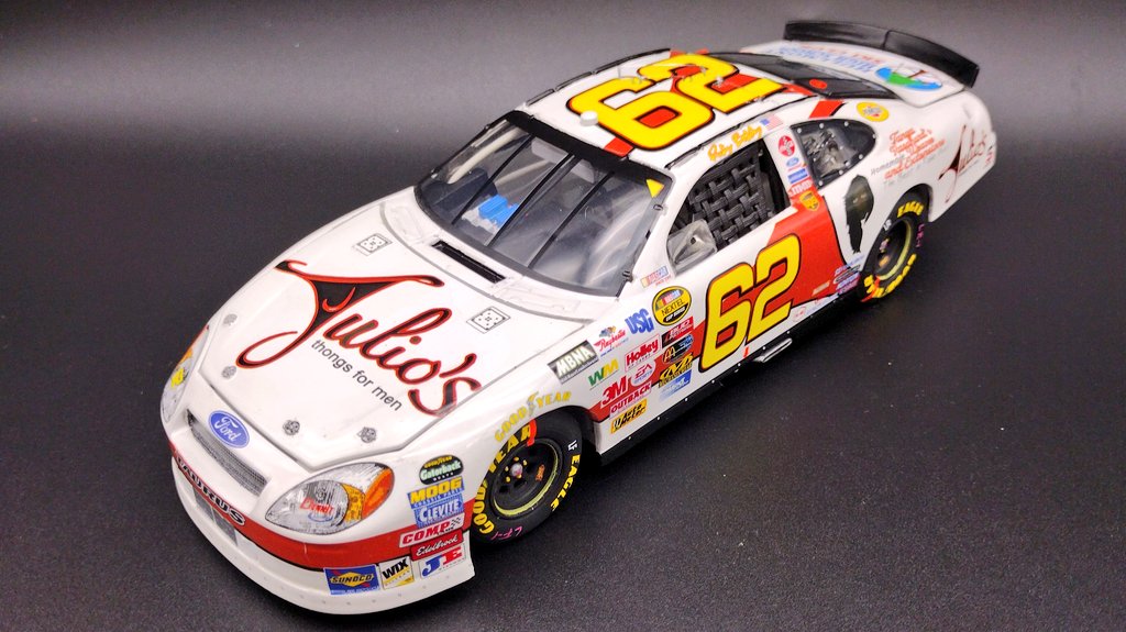 2005 Ricky Bobby #62 Julio's Things For Men 1:24 Custom. Never