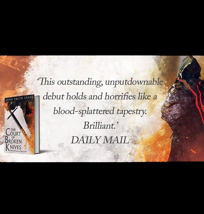 queenofgrimdark's tweet image. It's 7 years today since The Court of Broken Knives was published. Since then it's been described as 'a masterwork', and compared to Moorcock and Le Guin. So I'm running a giveaway. Retweet for a chance to win a signed copy of the trilogy. #fantasy #fantasybooks #grimdark #books