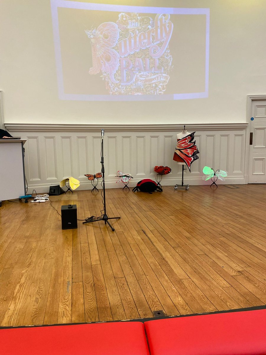 William_OldSwan's tweet photo. Well done @Liverpoollib staff and team members for todays #Butterflyball event in Liverpool Central Library  lot's to see &amp; do, my wife daughters &amp; grandchildren were delighted, and they popped in to view the museum too, #GoodDayOut on a rainy day🌨️ @lpoolcouncil @harrydoyle96 https://t.co/Flj96juAJs