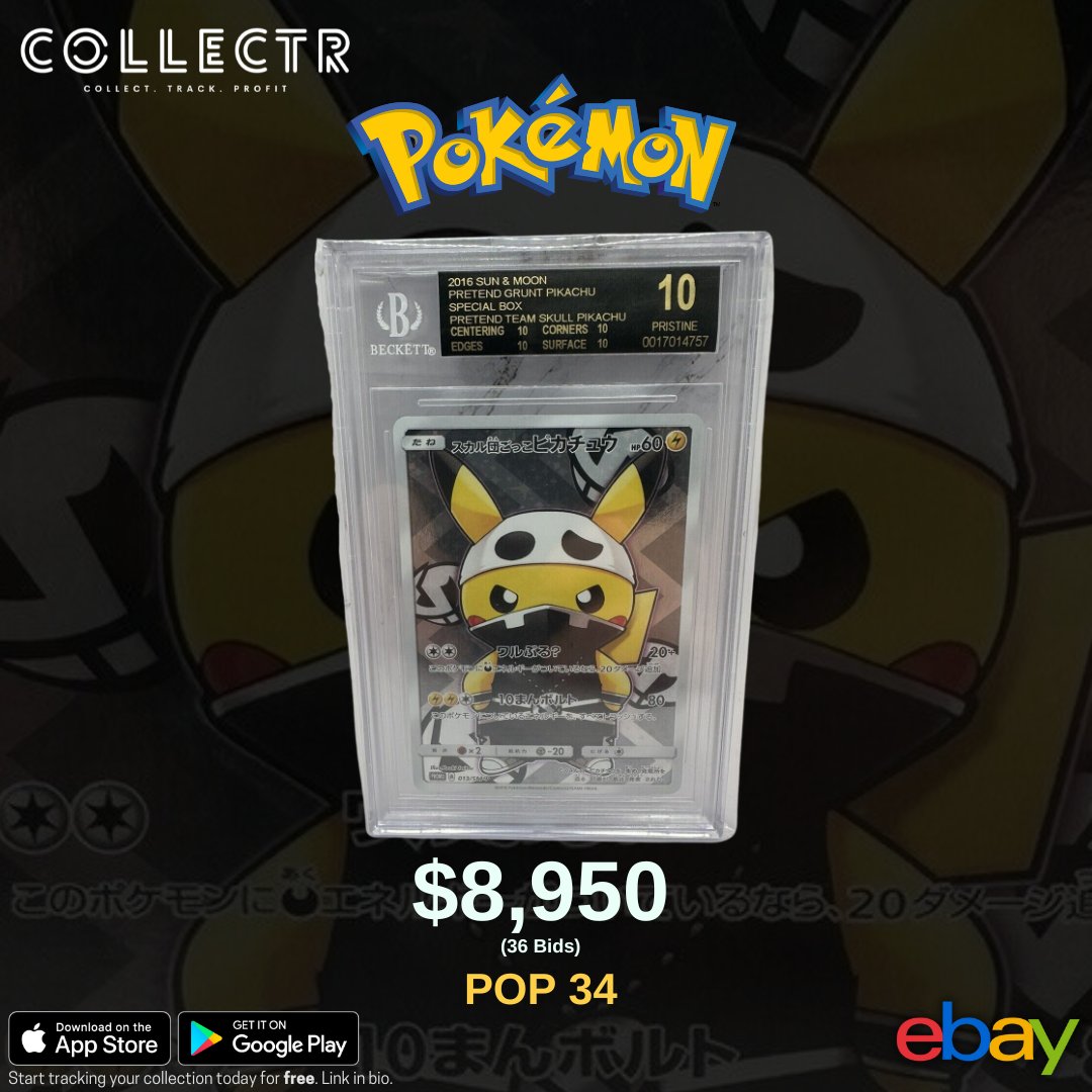pokemon cards team skull Team skull Pikachu Full art PSA 10