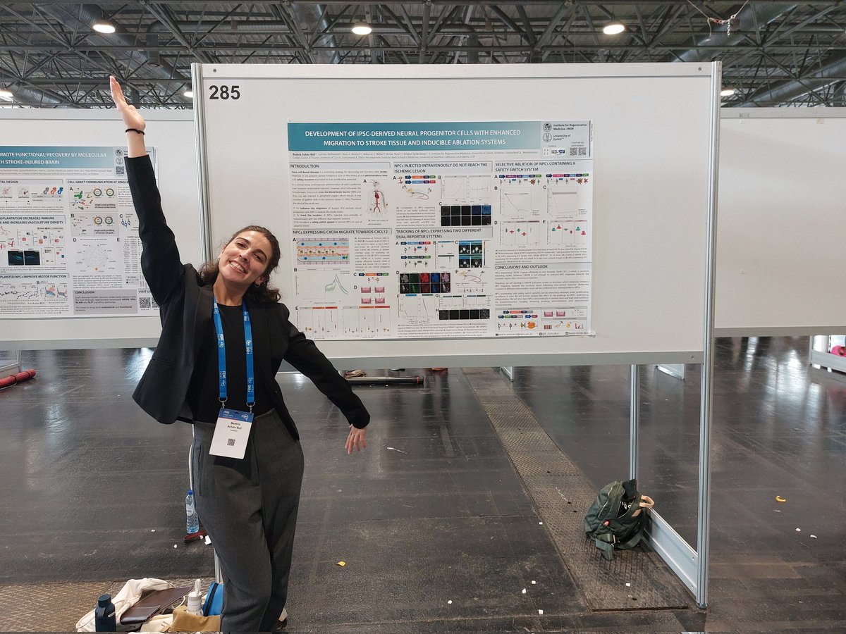 Beatriz Achon Buil (@b_achonbuil) on Twitter photo It was a pleasure to attend #FENS2024 in Vienna. I really enjoyed presenting my poster "Development of iPSC-derived neural progenitor cells with enhanced migration to stroke tissue and inducible ablation systems" together with <a href="/rentsch_nora/">Nora H. Rentsch</a> and <a href="/RebeccaZ_Weber/">Rebecca Z. Weber</a> It was a pleasure to attend #FENS2024 in Vienna. I really enjoyed presenting my poster "Development of iPSC-derived neural progenitor cells with enhanced migration to stroke tissue and inducible ablation systems" together with <a href="/rentsch_nora/">Nora H. Rentsch</a> and <a href="/RebeccaZ_Weber/">Rebecca Z. Weber</a>