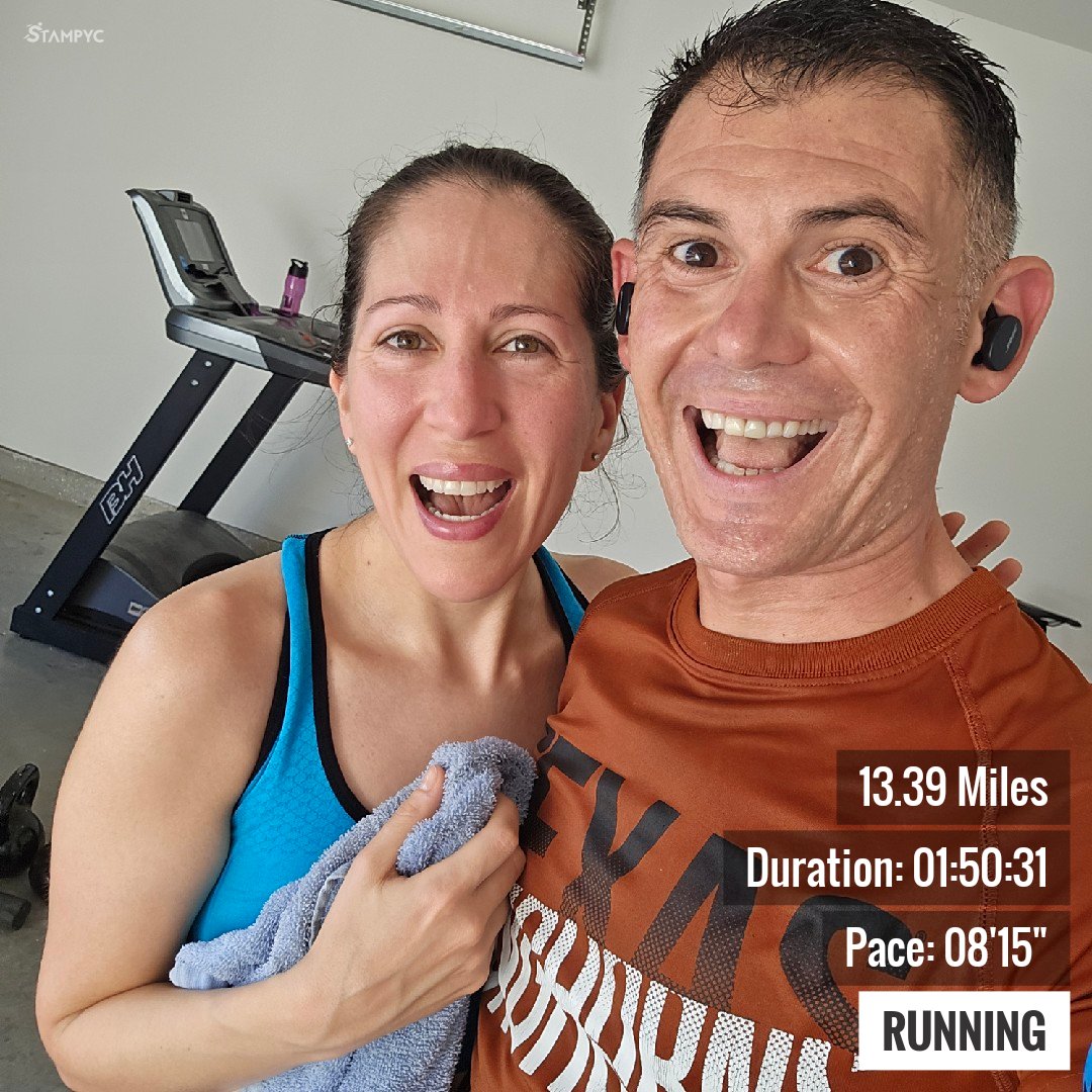 ErnieRuns's tweet photo. #hisandhers #Saturday #morning #workout π
(I hit the streets of #Brownsville #Texas for my #halfmarathon - because I'm not allowed to short-circuit the #treadmill...again.π₯΅π°π)
ππ€ πββοΈ
#HappyRuth #HardknoxCouple #runnercouple #runningmotivation #workoutmotivation #peace https://t.co/5UZk2FoJGY